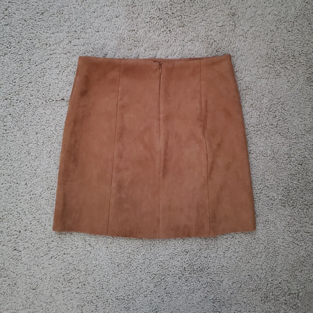 Forever 21 suede lace up mini skirt - Picture 5 of 5